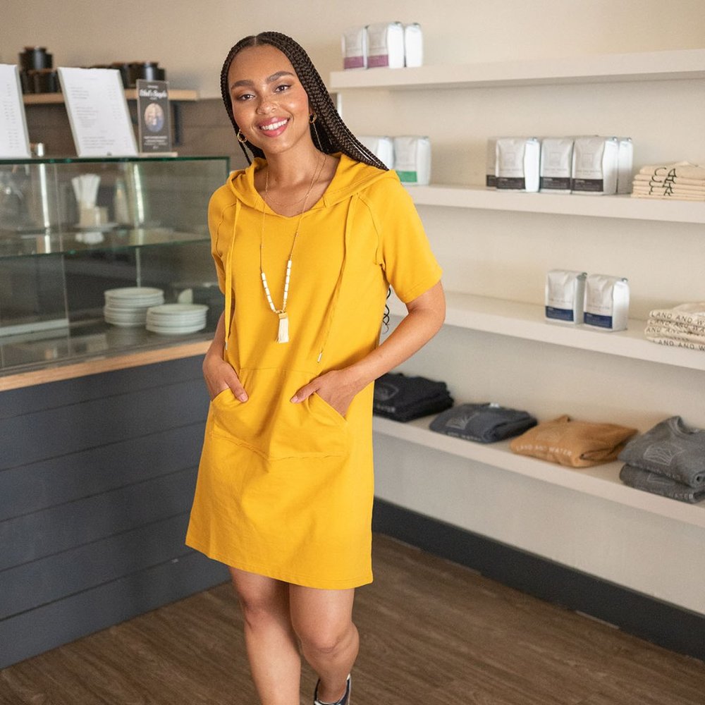 NWT Evy's Tree Juniper Dress in Canary Yellow